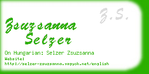 zsuzsanna selzer business card